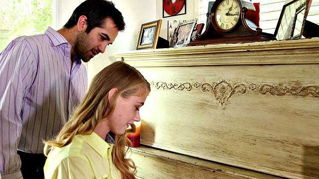Teen Hannah Hays Fucks Piano Instructor