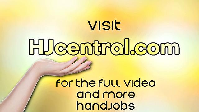 Big-titted MILF dirty-talks and gives passionate HJ to her BF