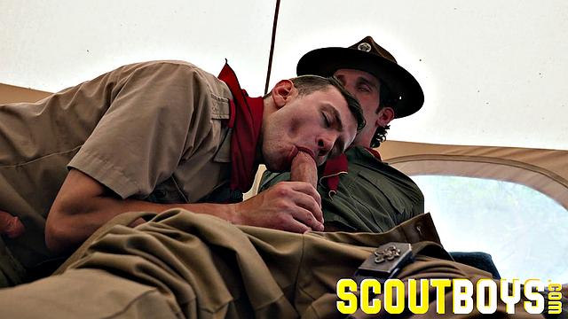 SCOUT LOGAN Chapter 4 - Stroking With Scoutmaster