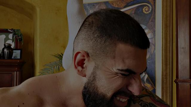 Sneaky intruder barebacked and blown by muscle hunk