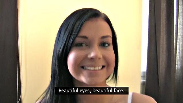 Agent Shoots His Jizzy Load All Over Hottie's Tits