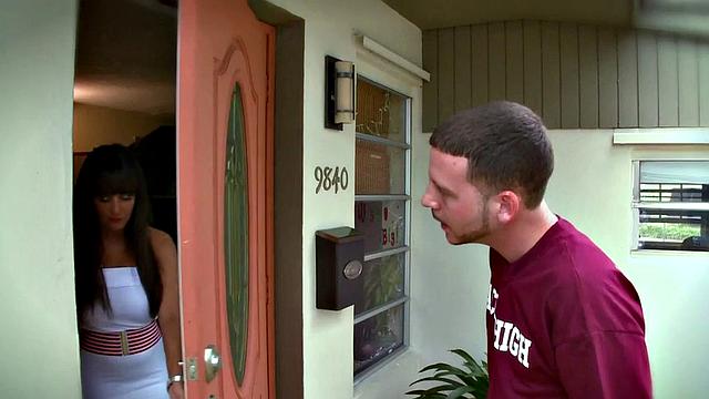 The plumber plunders her ass