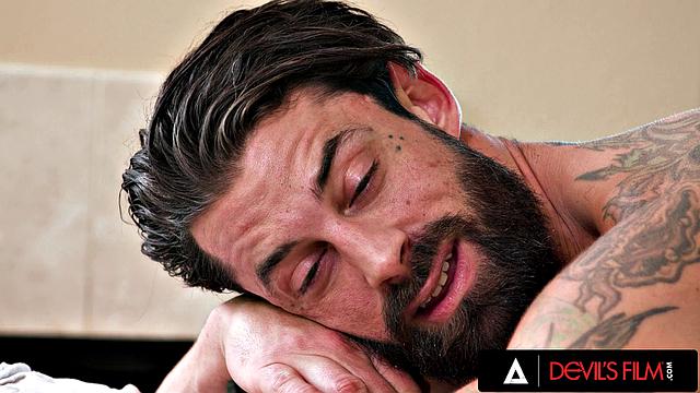 DEVILS FILM - Hot Babe Liv Revamped Has Threesome With Hubby And A Masseur