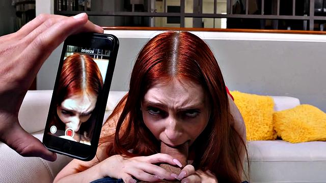 My HOT AF Stepsister Maya Kendrick Sucks My Cock To Get Back At CHEATING BF - Blowpass