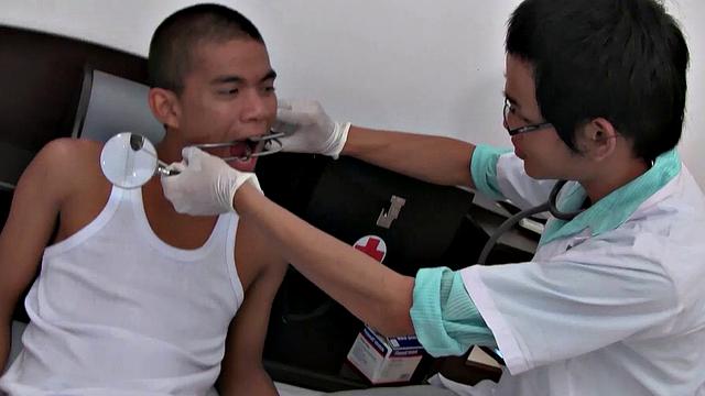 Asian twink barebacking doctor