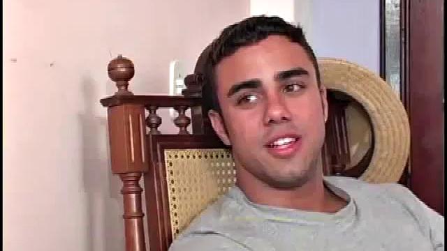 Diego Lozano is working in his garden patio when Pepe Numez stops by for a surprise visit. Remembering the hot action they had gets them both fired up for another cock sucking, butt licking, ass pounding session.