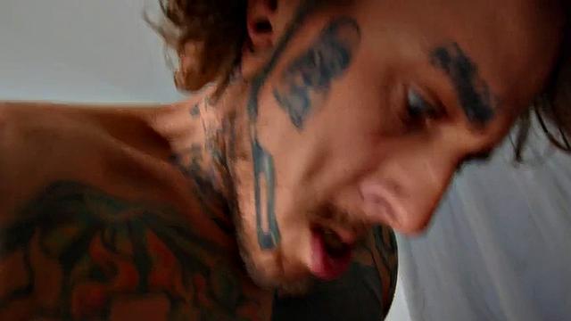 Sexy stud dominated by gay dude in anal hole