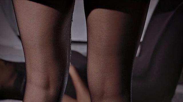 Tiffany in Oil Fishnets