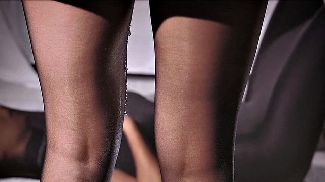 Tiffany in Oil Fishnets