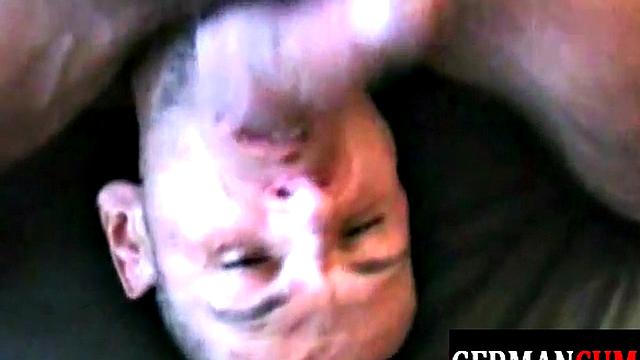 Deepthroating German jock gets rimmed and bred by stud.