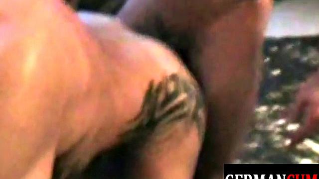 Deepthroating German jock gets rimmed and bred by stud.