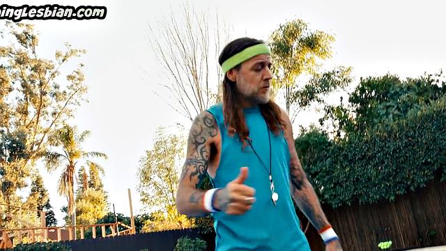 Tennis ebony lesbians outdoor fuck