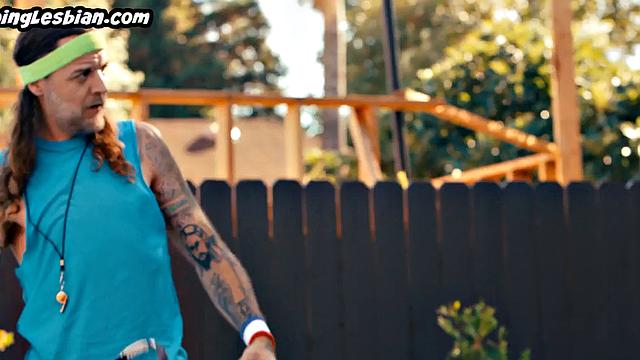 Tennis ebony lesbians outdoor fuck