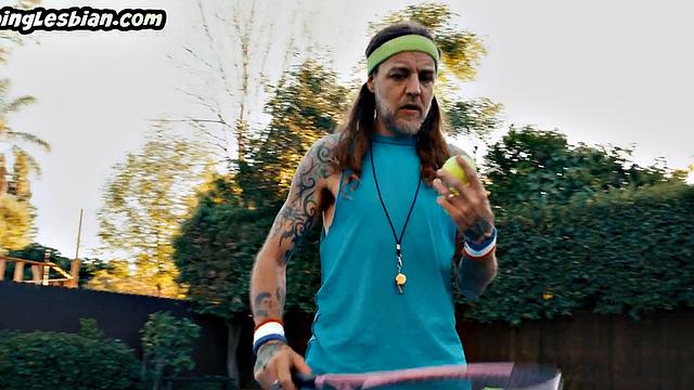 Tennis ebony lesbians outdoor fuck