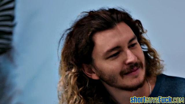 Big-titted MILF drilled by short king