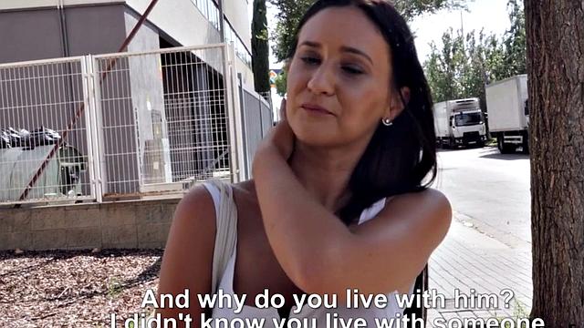 Hot tattooed brunette gets fucked hard after a POV casting couch fuck