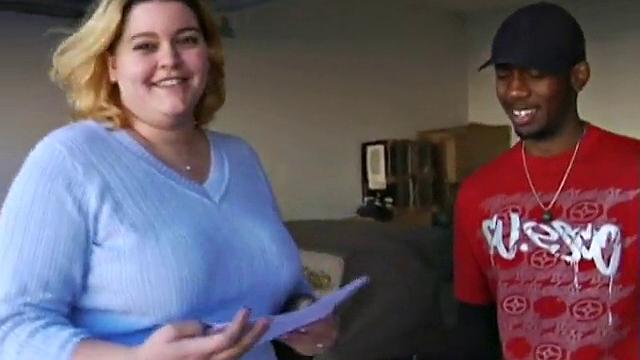 Fat Hottie Drew Indulges Black Guy