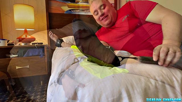 Tickling a Big Wobbling Belly! - Stocky & Matt