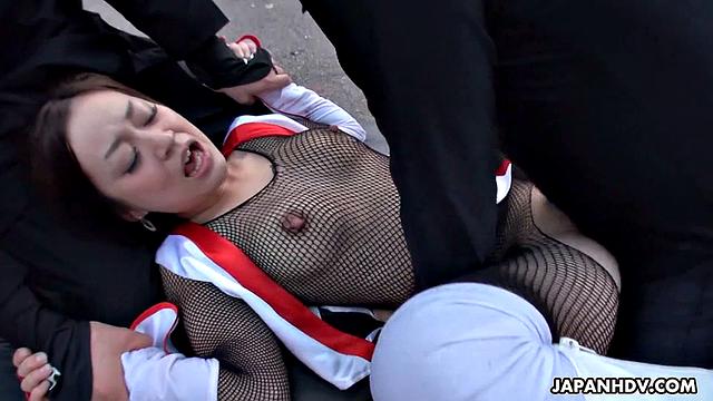 Maria Ono fucked by two, as a prisoner