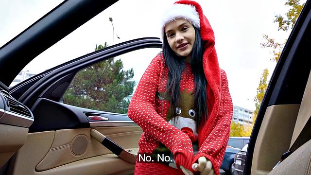 Picked up skinny chick fucked in need cash 4 Xmas