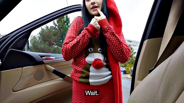 Picked up skinny chick fucked in need cash 4 Xmas