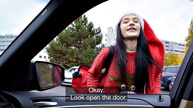 Picked up skinny chick fucked in need cash 4 Xmas