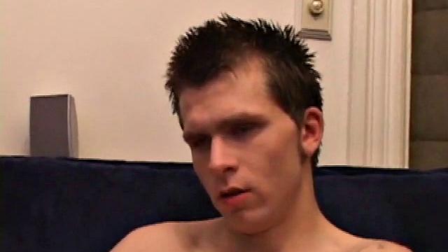 Back from an afternoon of skateboarding, Sheldon strokes his hard cock(figsize).