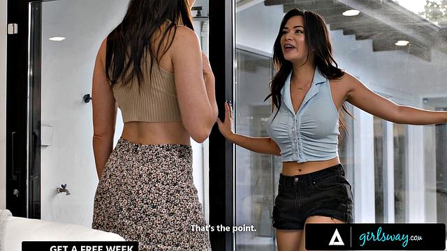 GIRLSWAY - Gorgeous Besties Katrina & Scarlett Let Their Lust Take Over