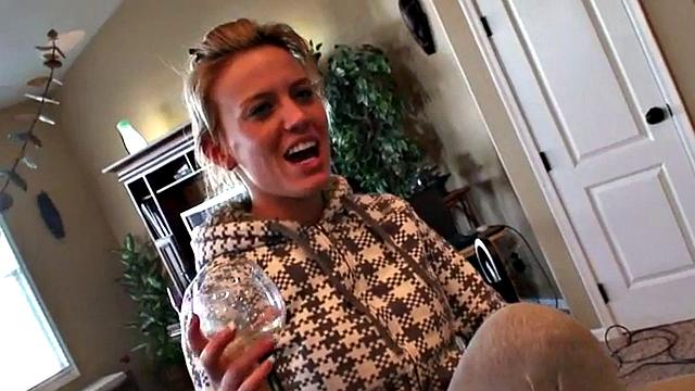 Holly Wellin takes a shower and talks to camera