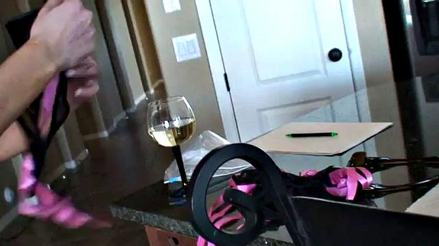 Holly Wellin takes a shower and talks to camera