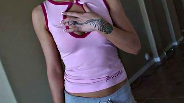 Holly Wellin takes a shower and talks to camera