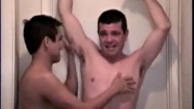 Ricky has gotten quite fond of being a tickler and he proves his refined techniques on Mike with relentless determination. Mike's laughter is a tickler's dream, as Ricky tickles him in three different positions.