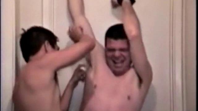 Ricky has gotten quite fond of being a tickler and he proves his refined techniques on Mike with relentless determination. Mike's laughter is a tickler's dream, as Ricky tickles him in three different positions.