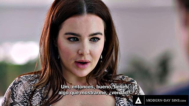 MODERN-DAY SINS - Nervous Boy Fucks His Bully's HOT MILF Natasha Nice! - SPANISH SUBTITLES