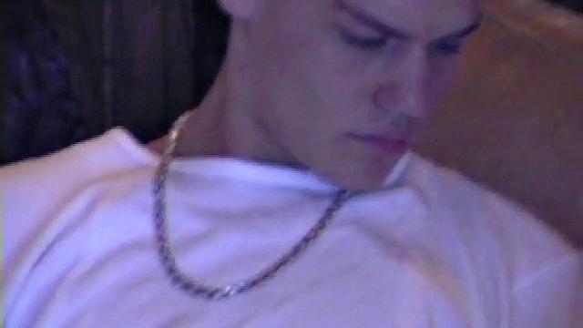 Amateur Lance Jerks His Meat