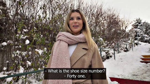 Picked up inked babe gets her tight pussy rammed in POV