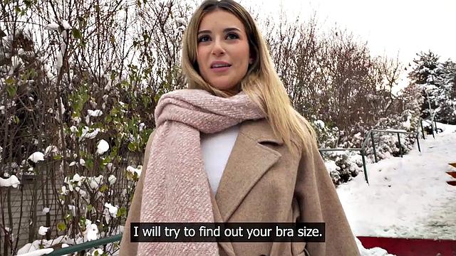 Picked up inked babe gets her tight pussy rammed in POV