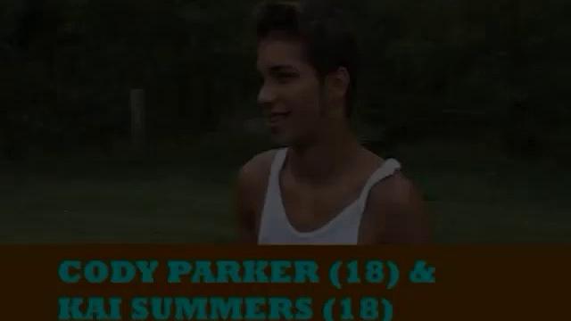 In this scene, Cody Parker and Kai Summers have a friendly water fight. But the game changes when Cody takes aim.