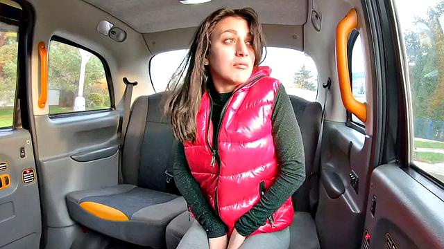 Taxi driving fucking bare pussy bae