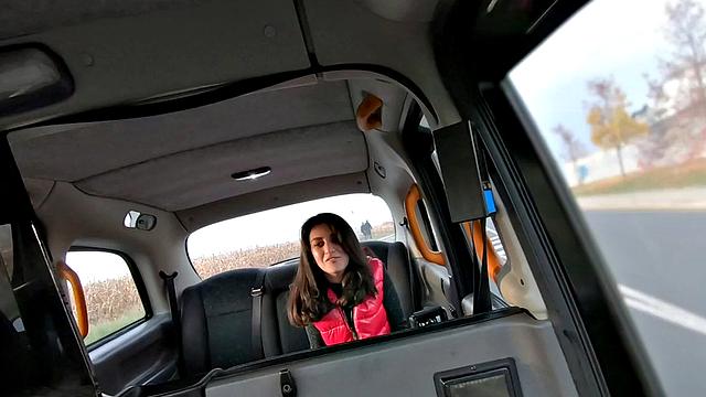 Taxi driving fucking bare pussy bae
