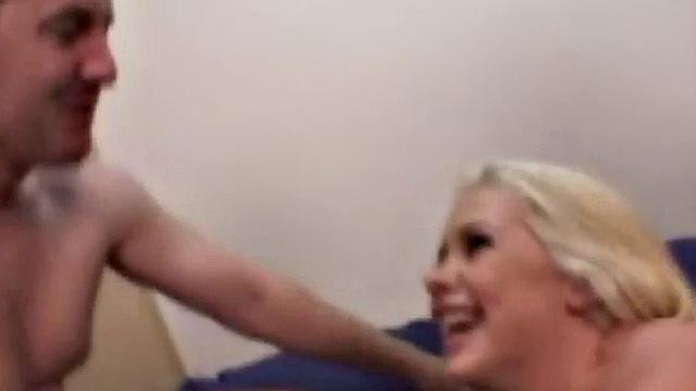 Threesome whore banged hard doggystyle