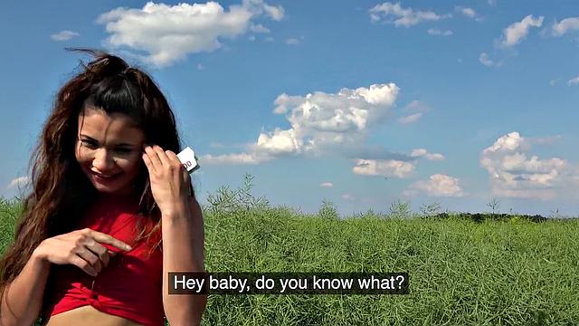 татуированная латинка джейд пресли трахается за деньги на природе