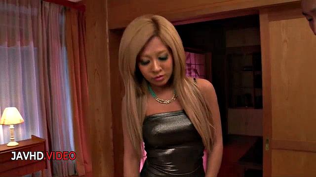 Shaved Pussy Japanese doll Karin's kinky might Fingering pleasure till she craves Blowjob