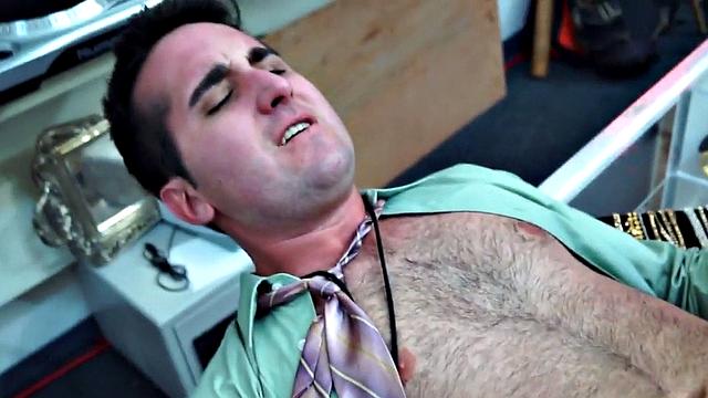 Pathetic amateur 3way fucked in public pawn store