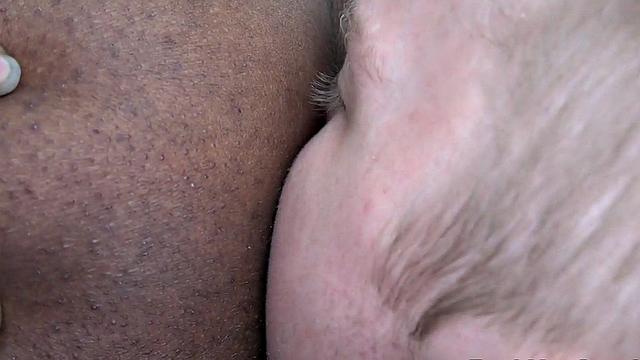 BBC gay fucks white twink in the asshole in POV in the office