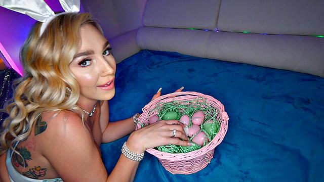 Blonde Easter Bunny Kendra Sunderland Pounded