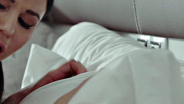 JOYMII - Big Titties Maid Ania Kinski Gets Her Mouth Filled With Cum After Sex