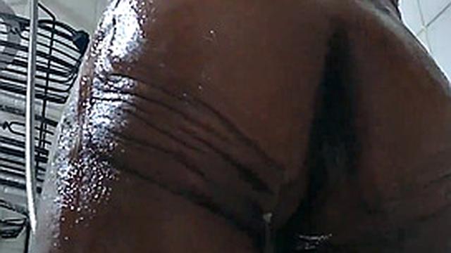 Sexy Texas girl with hairy pussy gets a hot shower & deposit of cum