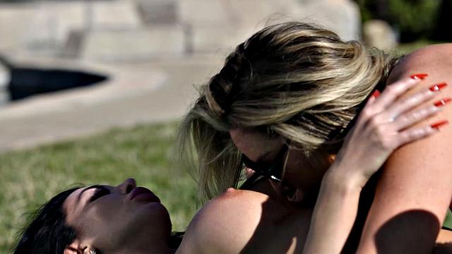 Stacked MILFs Kayla Paige & Nikita Reznikova Passionate Afternoon Fuck During Tanning