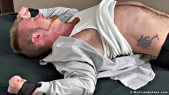 Co-Worker Chad Gets Tickled - Chad